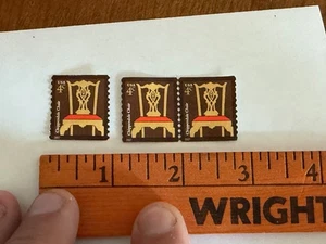 Scott # 3755 Chippendale Chair Three Stamps 2004 4 cent uncancelled - Picture 1 of 3