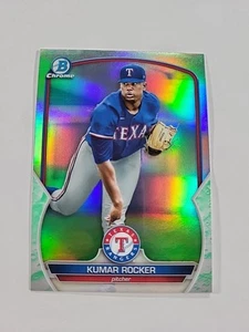 2023 Bowman Kumar Rocker Chrome Prospects Lunar Glow Refractors BCP-39 - Picture 1 of 2