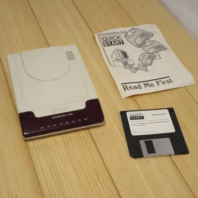 HAYES 4703US ACCURA 56K EXT FAX MODEM ACCURA 336/56K FAX  (no cables) - Image 1 of 4