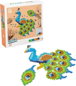Plus Puzzle by Number, 800 Piece Mini Interlocking Hashtag Color... - Picture 1 of 6