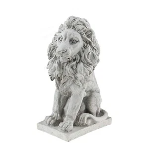 Lion Resin Garden Statue | Outdoor Indoor Figurine Gift Decoration for Home D... - Picture 1 of 5