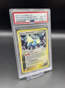 Pokemon Karte - TEAM AQUA´S MANECTRIC 4/95 Team Magma Vs. Team Aqua PSA 8 NM-MT - Bild 1 von 2