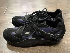 Vintage Nike ACG Mens Black Purple Cycling Bike Shoes Size 12.5 961012