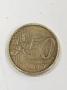 Moneda de 50 céntimos de euro 2002 “RARA MARCA G” Alemania La Puerta de Brandeburgo - Imagen 1 de 5