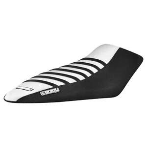Kawasaki Z 125 Pro Seat Cover Z125 Gripper   BLACK/WHITE/BLACK RIBS #171 - Picture 1 of 5
