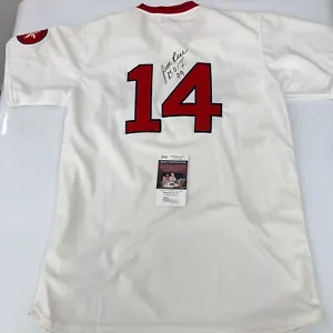 Jim Rice HOF 2009 Signed Mitchell & Ness Boston Red Sox Jersey JSA COA - Picture 1 of 6
