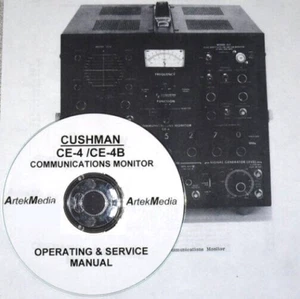 CUSHMAN modelli CE-4, CE-4B Manuale operativo e di assistenza - Manuali Artek Distro - Foto 1 di 1