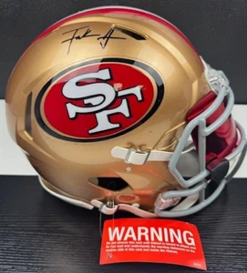 FRANK GORE SIGNED AUTO FULL SIZE AUTHENTIC SAN FRANCISCO 49ERS HELMET BAS WITN - Picture 1 of 10