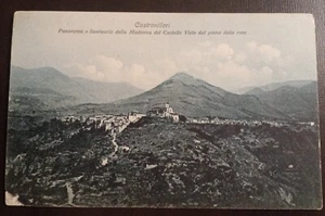 1920ca Castrovillari (Cosenza) - Panorama mit der Wallfahrtskirche Madonna del Castello - Bild 1 von 2