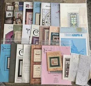 Vintage Konvolut 20 + Kreuzstich Zeitschriften und Mustermuster - Bild 1 von 19