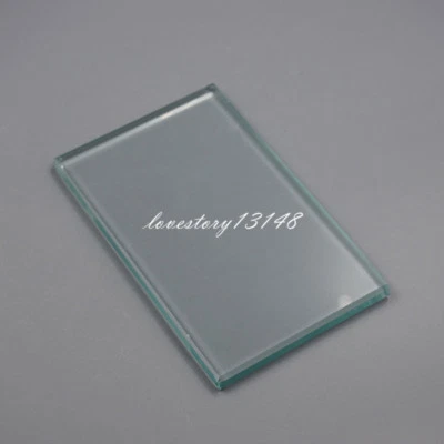 Laje de vidro para laboratório odontológico para misturar composições 124*78 mm espessura 7 mm - Imagem 1 de 4