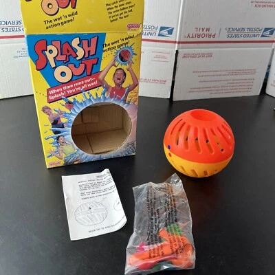 Винтажная игра Splash Out Water Balloon от Galoob ~ в комплекте с воздушными шарами в коробке! - Изображение 1 из 4