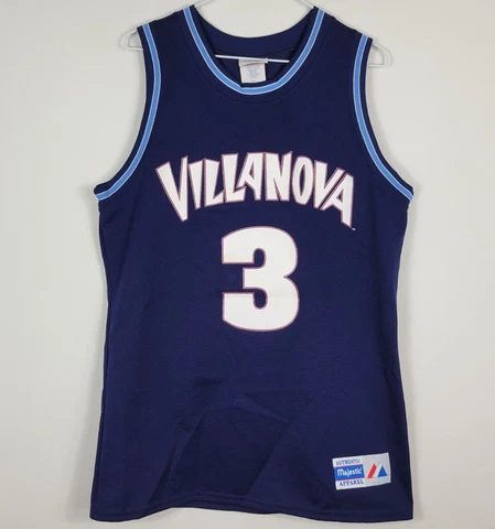 Vintage Majestic Villanova Wildcats #3 NCAA Basketball Jersey Mens Size M Cover