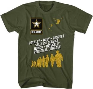 United States Armed Forces U.S. Army Loyalty Duty Respect Honor Men's T Shirt - Picture 1 of 3