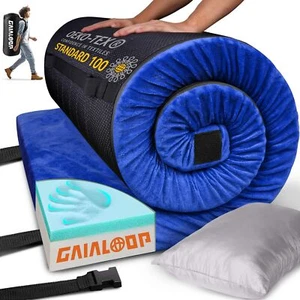 3 Inch GAIALOOP Thick Memory Foam Camping Mattress Sleeping Pad [Car/Tent/Cot... - Picture 1 of 8