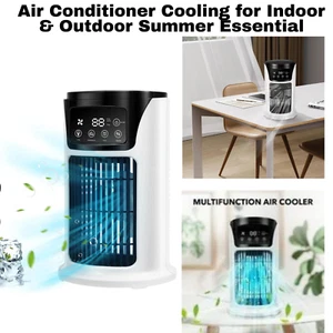 Air Conditioner Cooler 3 in 1 Portable Humidifier Fan for Room Home Summer USA - Picture 1 of 9