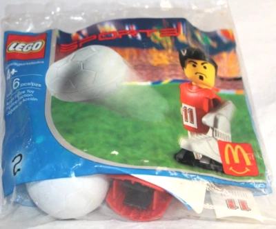 Lego 2004 McDonalds Sports #2 Soccer player NEW sealed package - Image 1 of 3