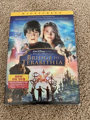Walt Disney Bridge to Terabithia (DVD, 2007, Anamorphic Widescreen) - Image 1 of 3