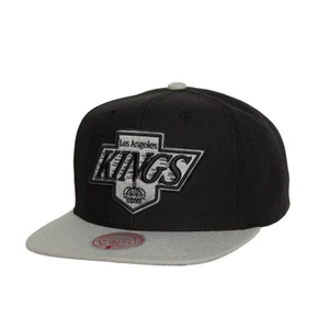 Mitchell & Ness Los Angeles Kings "2 Tone 2.0" Snapback Hat (Black/Grey) Cap - Picture 1 of 2