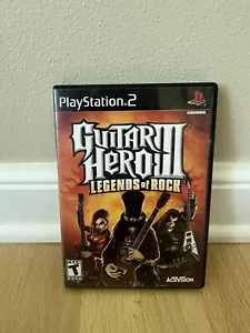 Guitar Hero III (3) Legends Of Rock (Sony PlayStation 2, PS2) no para reventa en caja original - Imagen 1 de 4
