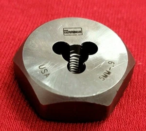 M5 X 0.90 Metric 1" Hex Die Irwin Hanson 6623 5MM CS USA RH - Picture 1 of 7
