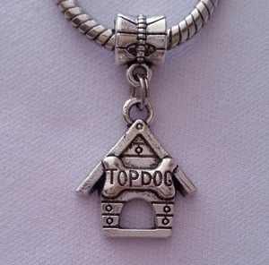 Hundehütte Top Hund Tier Baumeln Perle passt europäischen Stil Bettelarmbänder - Bild 1 von 4