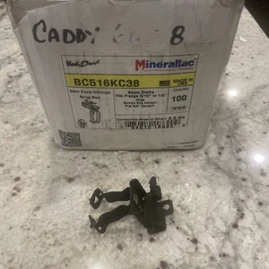 MINERALLAC BC516KC38 BEAM CLAMP ( BOX OF 100) - Picture 1 of 3