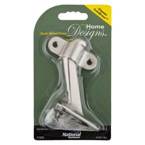 Soporte de pasamanos de latón sólido resistente National Hardware N326-181 níquel satinado - Imagen 1 de 1