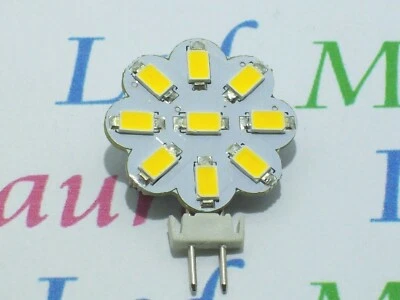 Luci Led G4 12V Lampade Camper 9 SMD 5630 1,5W Faretti Incasso Casa Bianco Caldo - Immagine 1 di 2
