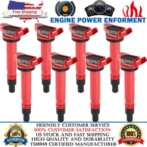 8Pack Ignition Coil For Toyota Tundra Lexus 5.7L 90919-02256 9091902255 673-1309 - Picture 1 of 15