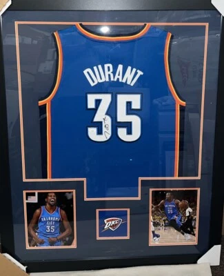 Kevin Durant Signed OKC Thunder ADIDAS SWINGMAN Jersey JSA XXL 54 - Image 1 of 4
