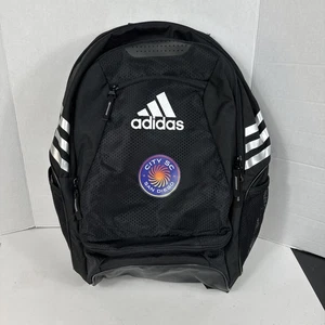 Adidas Black Backpack San Diego City SC Soccer Ball Bag Travel School Gym Sports - Picture 1 of 21