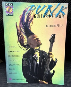 John Tapella - Punk Guitar Method - 1996 Hal Leonard Paperback Guide Book w CD - Imagen 1 de 4