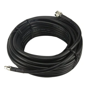 N-Type to RP-SMA Male Extension Cable 20 Metre Lead Low Loss HDF400 Antenna WiFi - Picture 1 of 2