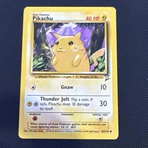 Pikachu 87/130 Base Set 2 Common Pokemon TCG Vintage - Picture 1 of 7