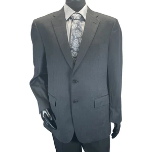 Jos. A. Bank Tailored Fit Blazer Grau Herren 43R 100% Wolle Reisende Anzug Sakko - Bild 1 von 8