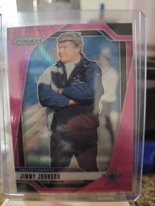 2024 Panini Prizm - Jimmy Johnson #82 Pink Wave Prizm - Picture 1 of 2