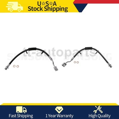 Sunsong Front Brake Line Hose Fits 2011 2012 2013 2014 2015 2016 Dodge Durango - Image 1 of 4
