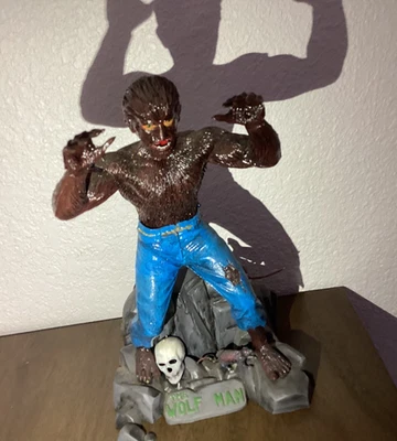 WOLFMAN Monogram 1:8 Scale Universal Monsters Built Up Model with Box 1994 - Image 1 of 4