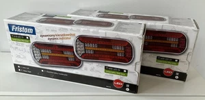 2X Led Rear Tail Lights Indicator Stop HGV Trailer 12v 24v Fristom FT-600 - Picture 1 of 3