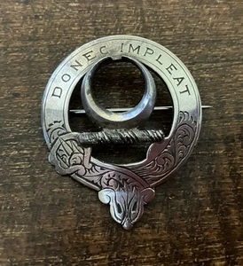 Attractive, Post-World War II, Silver Clan (Kidd) Brooch, Edinburgh, 1947 - Picture 1 of 8