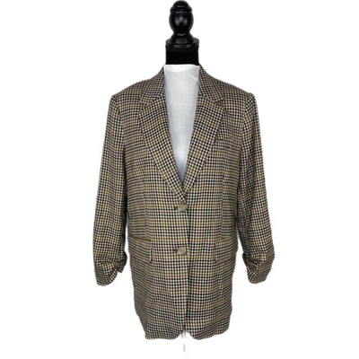 H&M Hounds Tooth Oversized Blazer - Women's Size S - Image 1 of 4