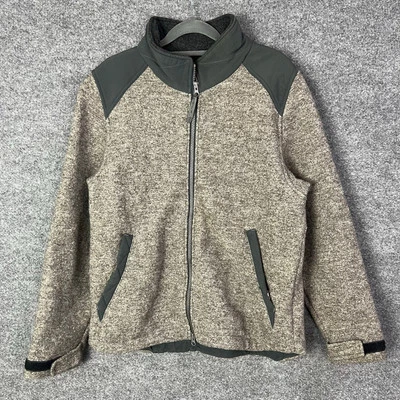 Ibex 男式全拉链夹克 100% 全新羊毛中重尺寸 S — 第 1/4 张图片