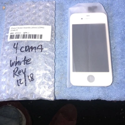 Nuevo Digitalizador Táctil Pantalla LCD Apple en Parte Marco - iPHONE 4 AP0263 BLANCO Foto 1 de 4