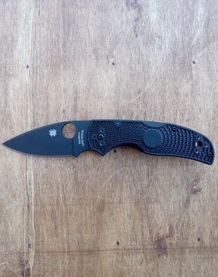 Spyderco Native 5 Negro S35VN FRN NUEVO RARO Y DESCONTINUADO Foto 1 de 4