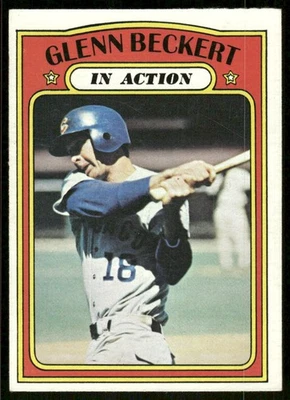 1972 Topps Glenn Beckert #46 Chicago Cubs - Imagem 1 de 2