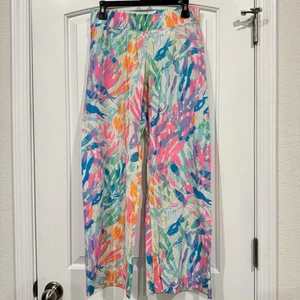 Lilly Pulitzer Bal Harbour Palazzo Hose Sparkling Sands Mehrfarbig Größe XS - Bild 1 von 7