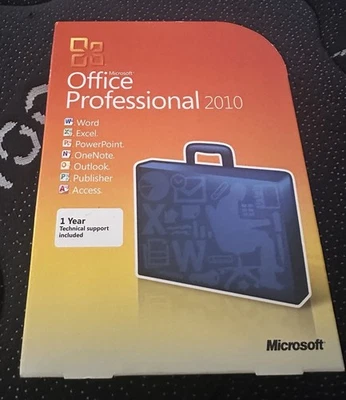 Microsoft Office Professional 2010 Windows Retail W/ Product Key - Image 1 of 3