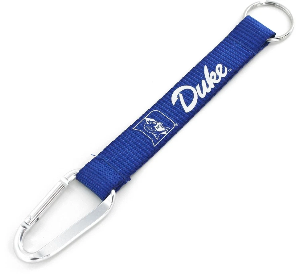 Aminco NCAA Duke Blue Devils Carabiner Lanyard Keychain - Image 1 of 1