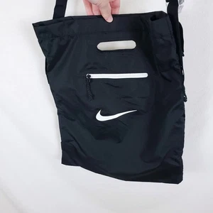 Bolso de Mano Nike Stash 13L Negro Embalable Ligero Comestibles Viaje 17" x 14" - Imagen 1 de 12